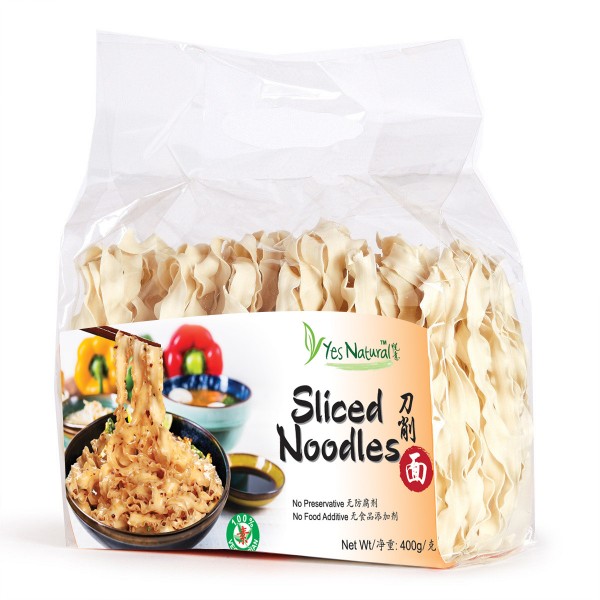 DRY SLICED NOODLE/6 PKTS X400G/TAIWAN